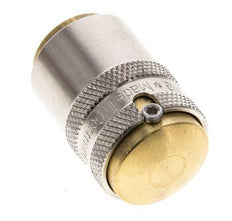 Messing DN 9 Tempereerkoppeling Snelkoppeling D13 mm Loskoppelbeveiliging