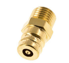 Messing DN 9 Tempereerkoppeling Insteeknippel M14x1.5 Buitendraad Dubbele afsluiting