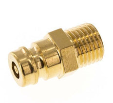 Messing DN 9 Tempereerkoppeling Insteeknippel M14x1.5 Buitendraad Dubbele afsluiting