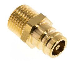 Messing DN 9 Tempereerkoppeling Insteeknippel M16x1.5 Buitendraad Dubbele afsluiting