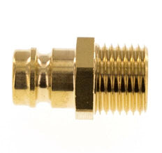 Messing DN 9 Tempereerkoppeling Insteeknippel M16x1.5 Buitendraad Dubbele afsluiting