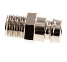 Messing DN 9 Tempereerkoppeling Insteeknippel G 1/4 inch Buitendraad Dubbele afsluiting