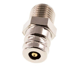 Messing DN 9 Tempereerkoppeling Insteeknippel G 1/4 inch Buitendraad Dubbele afsluiting