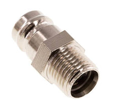 Messing DN 9 Tempereerkoppeling Insteeknippel G 1/4 inch Buitendraad Dubbele afsluiting