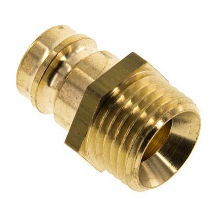 Messing DN 9 Tempereerkoppeling Insteeknippel M16x1.5 Buitendraad [5 Stuks]