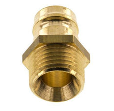 Messing DN 9 Tempereerkoppeling Insteeknippel M16x1.5 Buitendraad [5 Stuks]