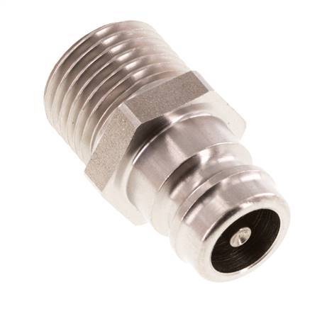 RVS DN 9 Tempereerkoppeling Insteeknippel M16x1.5 Buitendraad Dubbele afsluiting