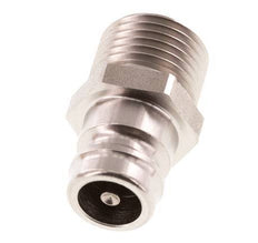 RVS DN 9 Tempereerkoppeling Insteeknippel M16x1.5 Buitendraad Dubbele afsluiting