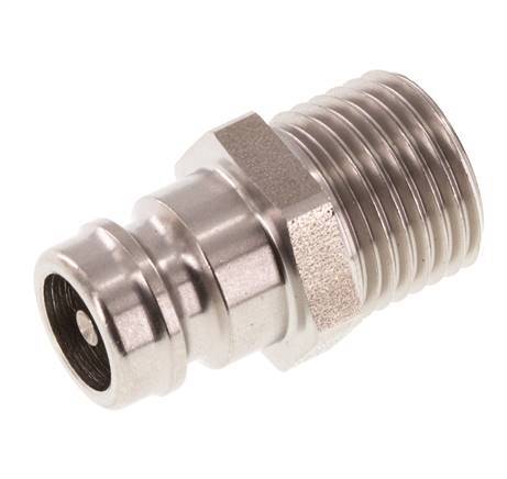 RVS DN 9 Tempereerkoppeling Insteeknippel M16x1.5 Buitendraad Dubbele afsluiting