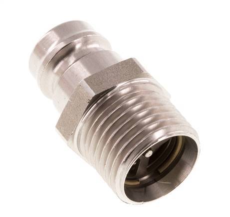 RVS DN 9 Tempereerkoppeling Insteeknippel M16x1.5 Buitendraad Dubbele afsluiting
