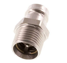 RVS DN 9 Tempereerkoppeling Insteeknippel M16x1.5 Buitendraad Dubbele afsluiting