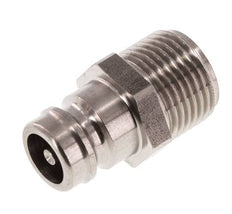 RVS DN 9 Tempereerkoppeling Insteeknippel G 3/8 inch Buitendraad Dubbele afsluiting