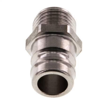 RVS DN 9 Tempereerkoppeling Insteeknippel G 1/4 inch Buitendraad