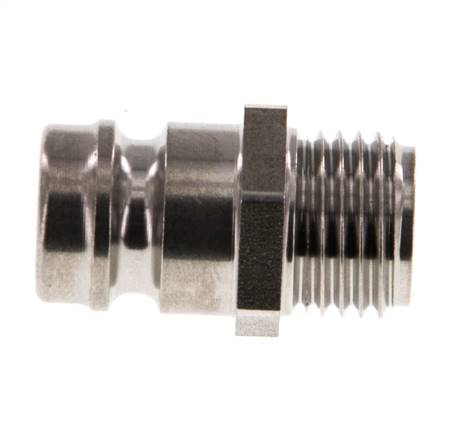 RVS DN 9 Tempereerkoppeling Insteeknippel G 1/4 inch Buitendraad
