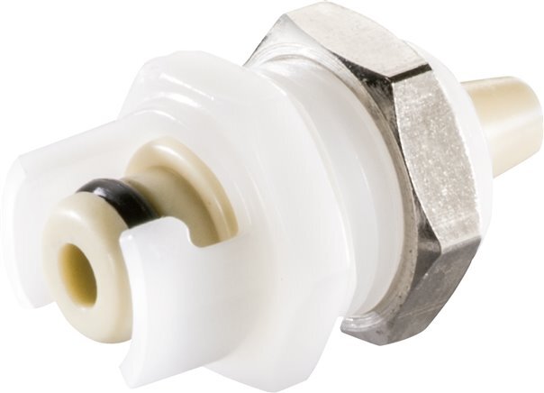 PP DN 1.6 Linktech Koppeling Insteeknippel 3.2 mm Slangpilaar Schotkoppeling 10 Series
