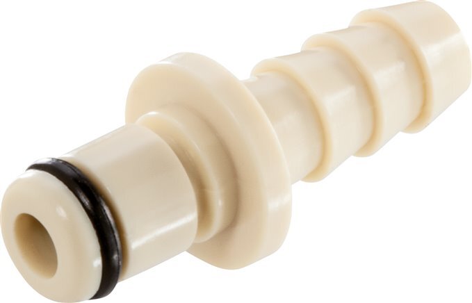 PP DN 3.2 Linktech Koppeling Insteeknippel 3.2 mm Slangpilaar Beige 20 Series