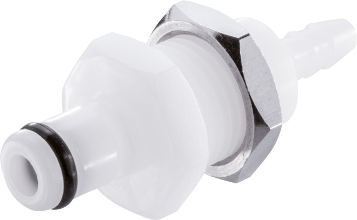 POM DN 3.2 Linktech Koppeling Insteeknippel 3.2 mm Slangpilaar Schotkoppeling 20 Series