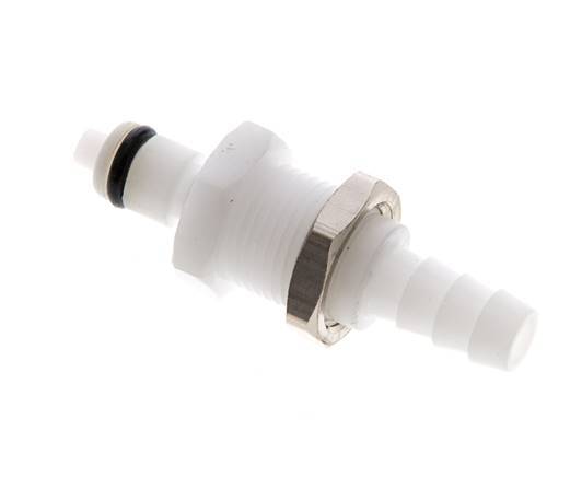 POM DN 3.2 Linktech Koppeling Insteeknippel 6.4 mm Slangpilaar Schotkoppeling 20 Series