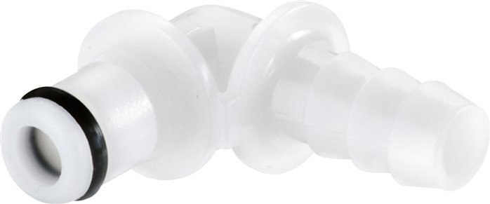 POM DN 3.2 Linktech Koppeling Insteeknippel 3.2 mm Slangpilaar 90-deg 20 Series