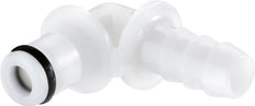POM DN 3.2 Linktech Koppeling Insteeknippel 3.2 mm Slangpilaar 90-deg 20 Series