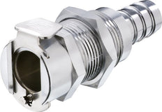 Messing DN 6.4 Linktech Koppeling Snelkoppeling 6.4 mm Slangpilaar Schotkoppeling 40 Series