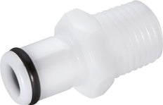 POM DN 6.4 Linktech Koppeling Insteeknippel 3/8 inch NPT buitendraad 40 Series