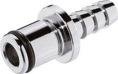 Messing DN 6.4 Linktech Koppeling Insteeknippel 6.4 mm Slangpilaar Dubbele afsluiting 40 Series
