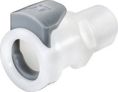 POM DN 6.4 Linktech Koppeling Snelkoppeling 1/4 inch NPT buitendraad 50 Series