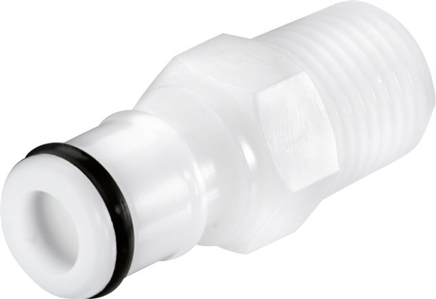 POM DN 6.4 Linktech Koppeling Insteeknippel 1/4 inch NPT buitendraad 50 Series