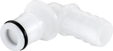POM DN 6.4 Linktech Koppeling Insteeknippel 9.5 mm Slangpilaar 90-deg 50 Series