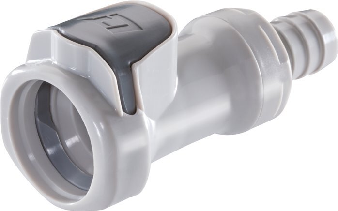 PP DN 9.5 Linktech Koppeling Snelkoppeling 9.5 mm Slangpilaar Dubbele afsluiting 60 Series