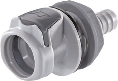 PP DN 9.5 Linktech Koppeling Snelkoppeling 9.5 mm Slangpilaar Schotkoppeling 60 Series