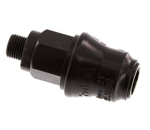 POM DN 5 Koppeling Snelkoppeling G 1/8 inch Buitendraad