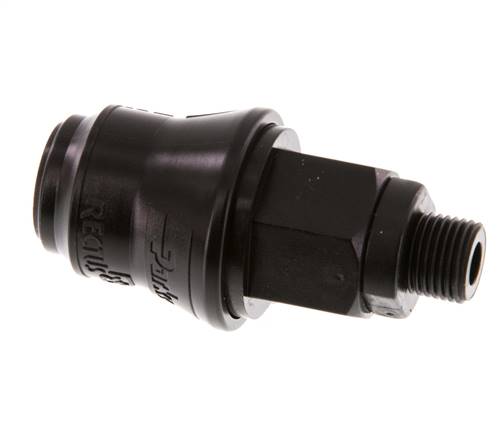 POM DN 5 Koppeling Snelkoppeling G 1/8 inch Buitendraad