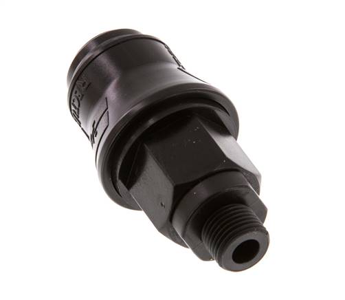 POM DN 5 Koppeling Snelkoppeling G 1/8 inch Buitendraad