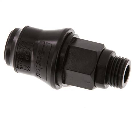 POM DN 5 Koppeling Snelkoppeling G 1/4 inch Buitendraad