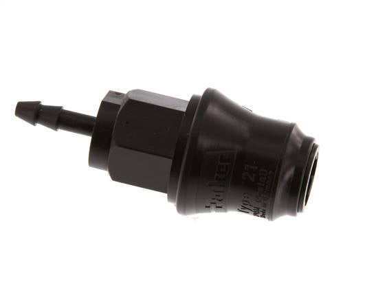 POM DN 5 Koppeling Snelkoppeling 4 mm Slangpilaar
