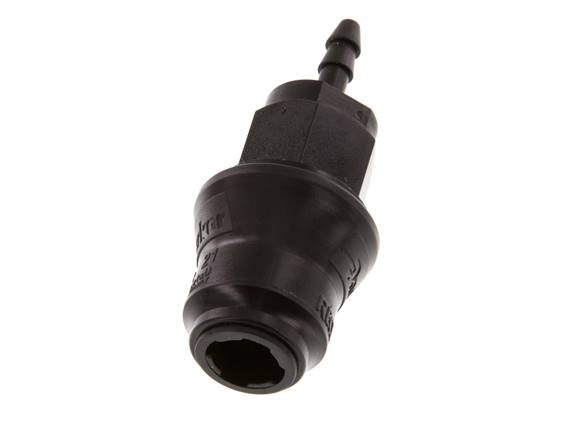 POM DN 5 Koppeling Snelkoppeling 4 mm Slangpilaar