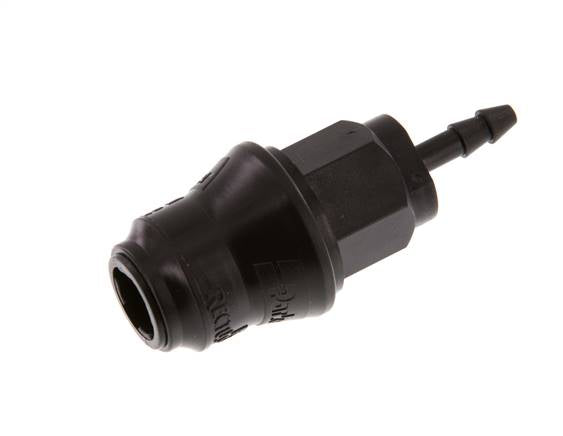 POM DN 5 Koppeling Snelkoppeling 4 mm Slangpilaar