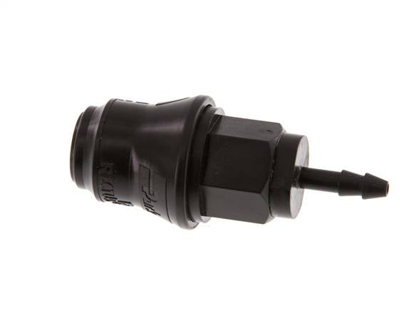 POM DN 5 Koppeling Snelkoppeling 4 mm Slangpilaar