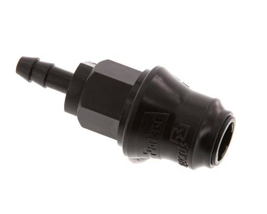 POM DN 5 Koppeling Snelkoppeling 6 mm Slangpilaar