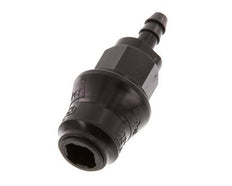 POM DN 5 Koppeling Snelkoppeling 6 mm Slangpilaar