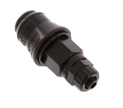 POM DN 5 Koppeling Snelkoppeling 6x8 mm opsteekfitting