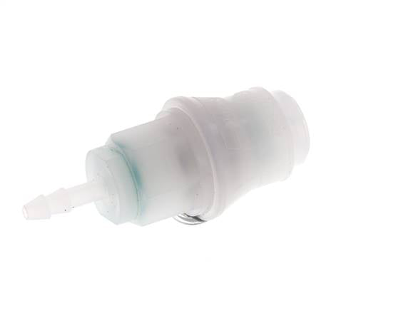 PVDF DN 5 Koppeling Snelkoppeling 4 mm Slangpilaar