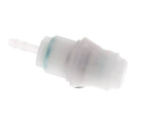 PVDF DN 5 Koppeling Snelkoppeling 4 mm Slangpilaar