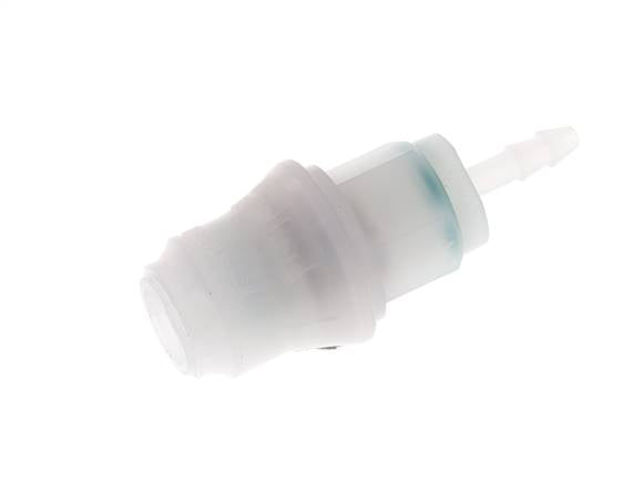 PVDF DN 5 Koppeling Snelkoppeling 4 mm Slangpilaar