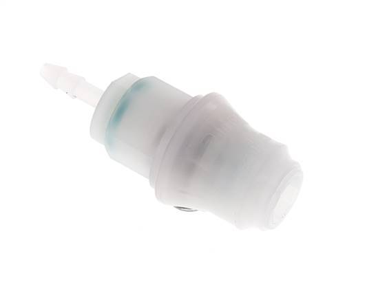 PVDF DN 5 Koppeling Snelkoppeling 4 mm Slangpilaar