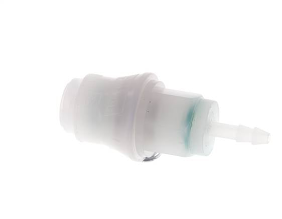 PVDF DN 5 Koppeling Snelkoppeling 4 mm Slangpilaar