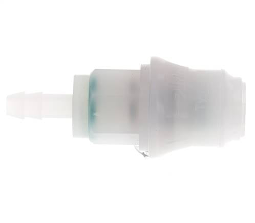 PVDF DN 5 Koppeling Snelkoppeling 6 mm Slangpilaar