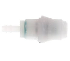 PVDF DN 5 Koppeling Snelkoppeling 6 mm Slangpilaar